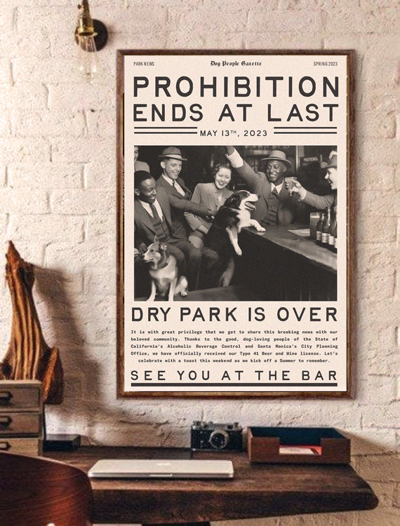 PROHIBITION ENDS AT LAST Poster